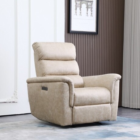 Sillón Reclinable Benson 1 Cuerpo Beige Beige