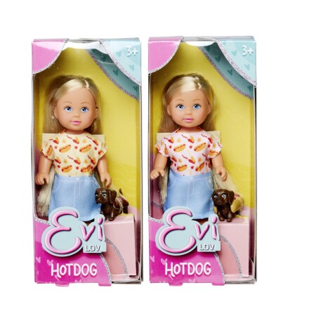Muñeca Evi Love con Perro Salchicha Modelos Variados 001