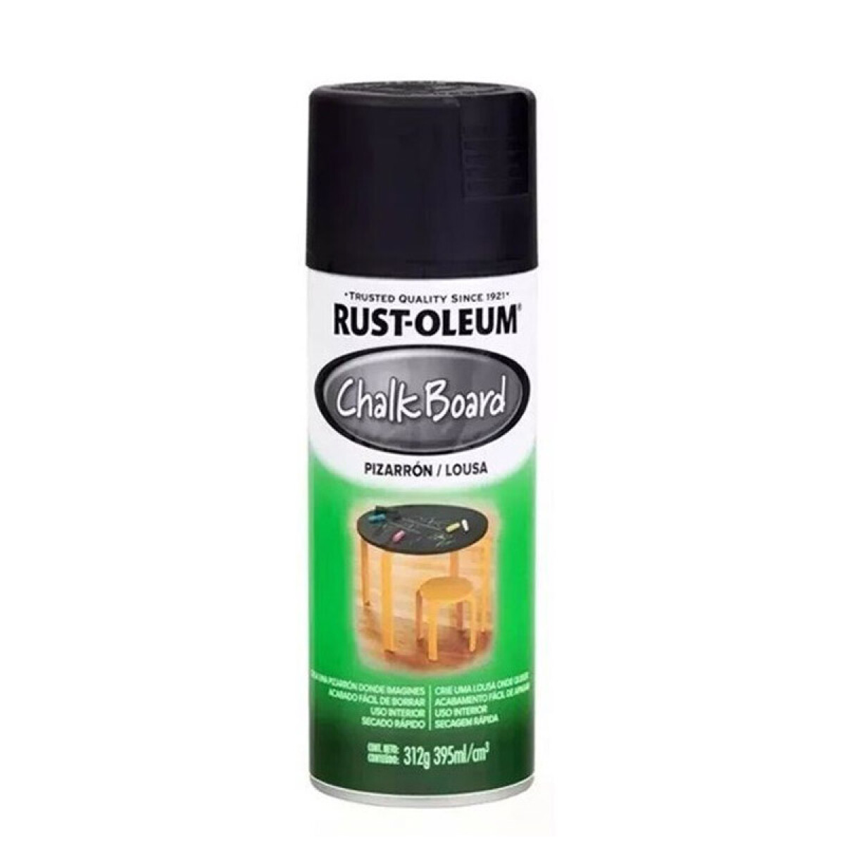 AEROSOL RUST OLEUM PIZARRON NEGRO MATE SP 312G - N/a 