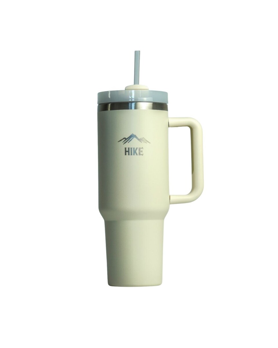 Botella Deportiva Hike Mega Sip - Color Crema 
