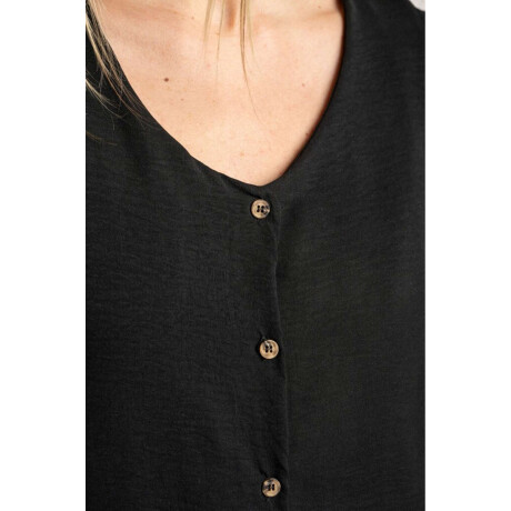 Blusa Escote V Negro