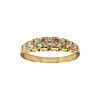Anillo Sin Fin-Oro bajo-Piedra Zirconia-AN8053 conpiedra