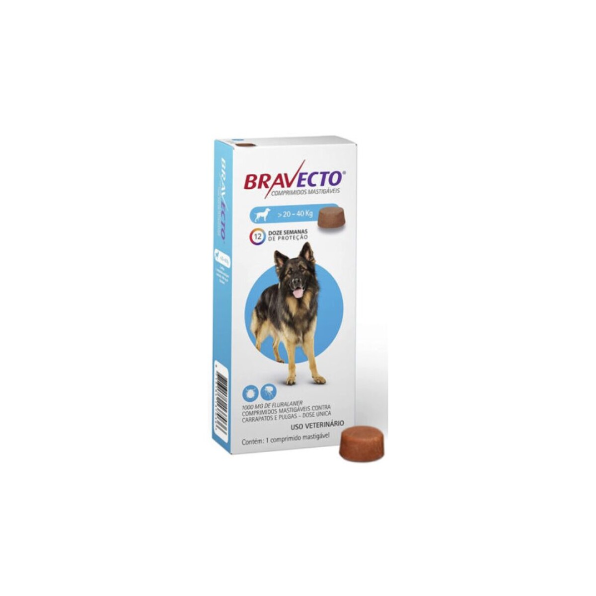 Bravecto 20 a 40 kg 