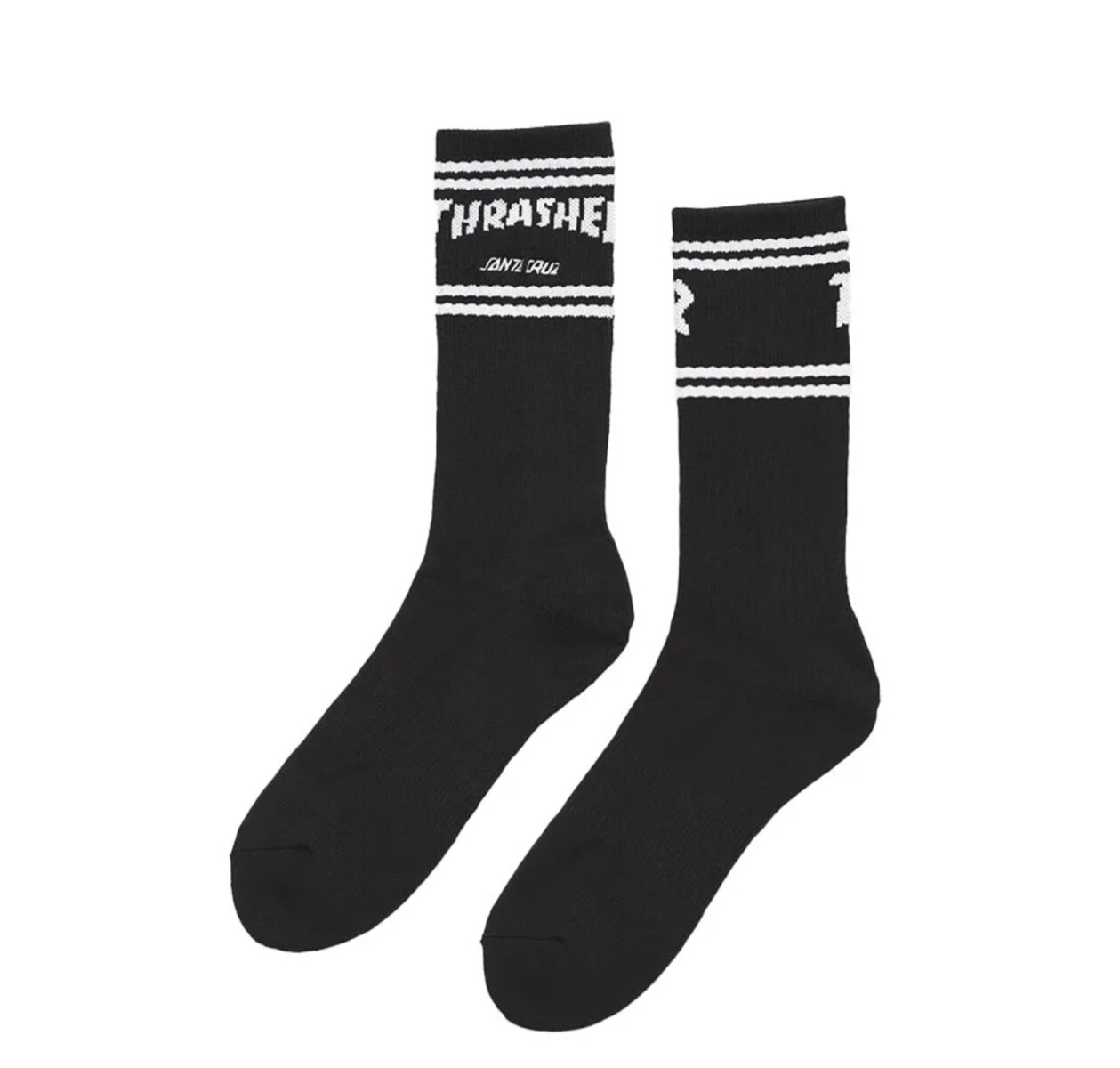 Medias Santa Cruz x THR - Cano Logo - Negro 