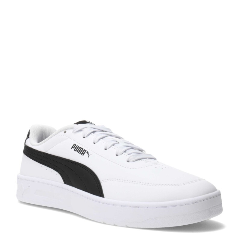 Championes de Hombre Puma Court Classic Clean Blanco - Negro