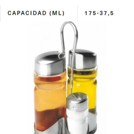 Juego de vinagrera cuatro piezas Basic Juego de vinagrera cuatro piezas Basic