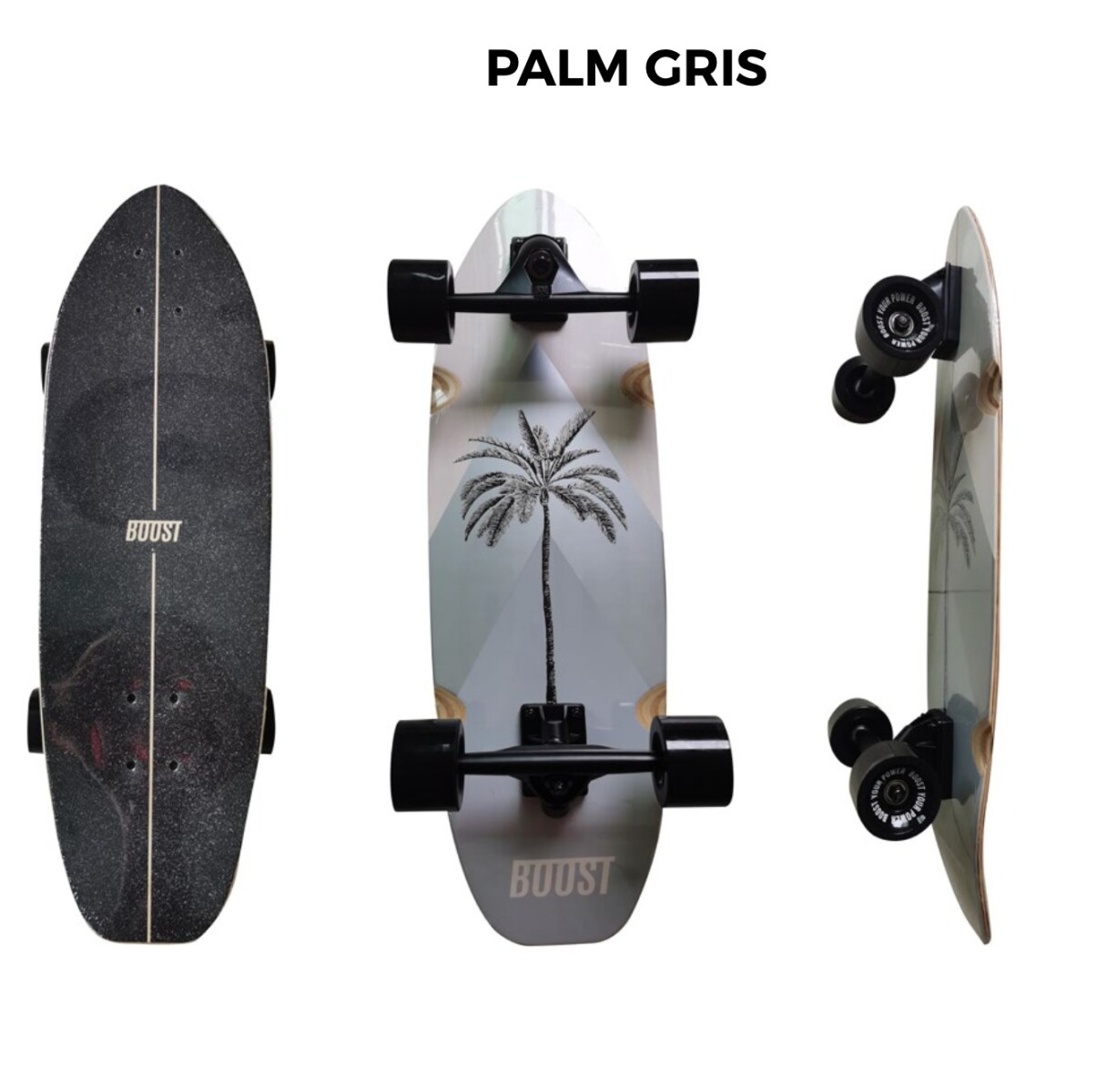 PALM GRIS - SURF SKATE 