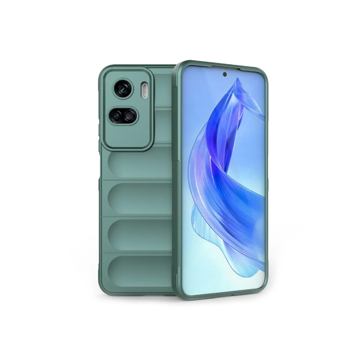 Protector para Honor 90 Lite con textura color verde 
