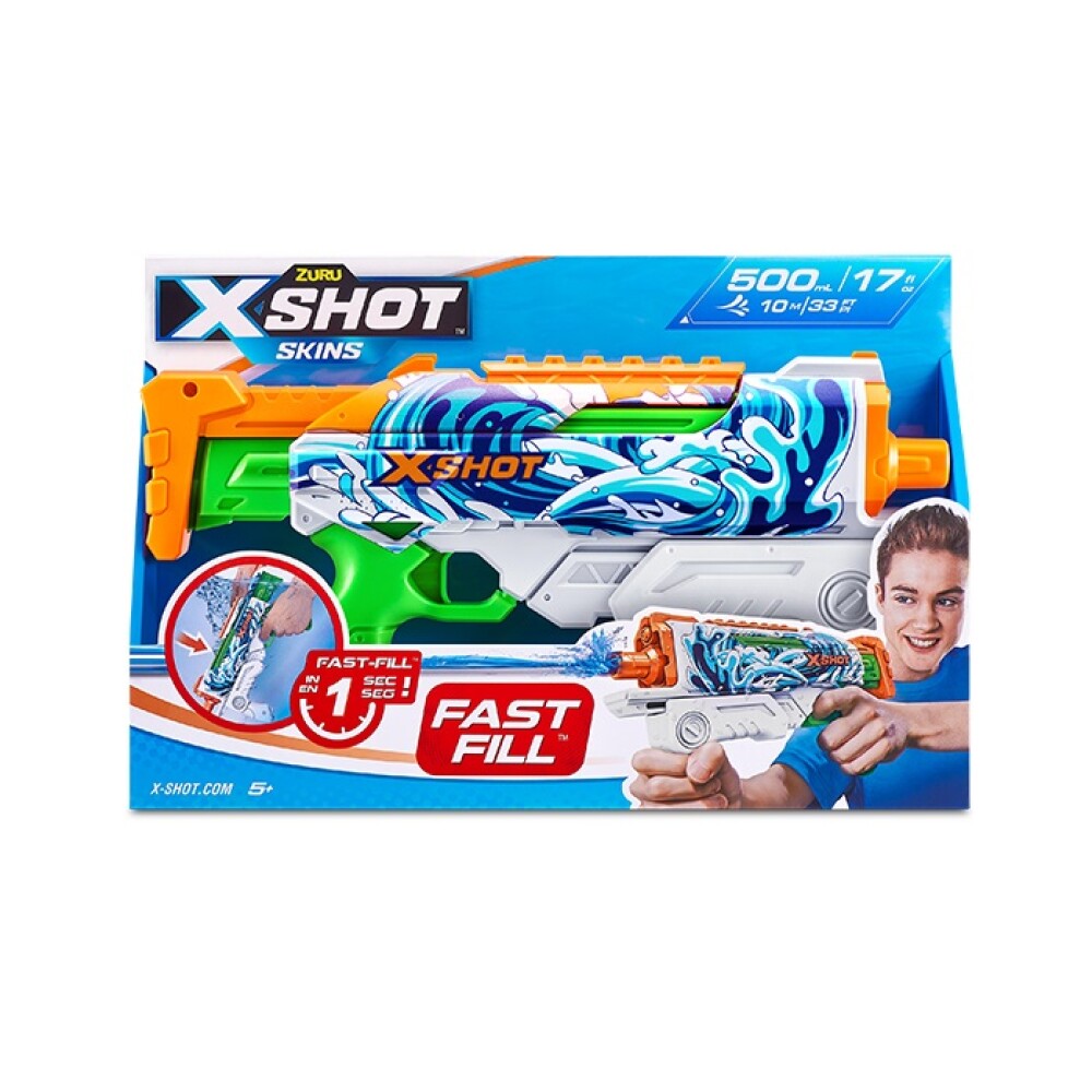Pistola de Agua X-Shot Hyperload X SHOT AGUA SKINS HYPERLOAD FAST FILL