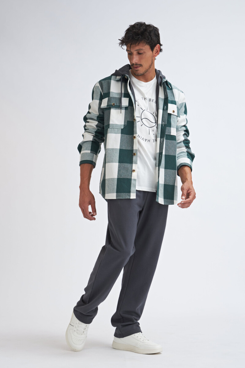 Pantalón deportivo recto - Gris Oscuro 