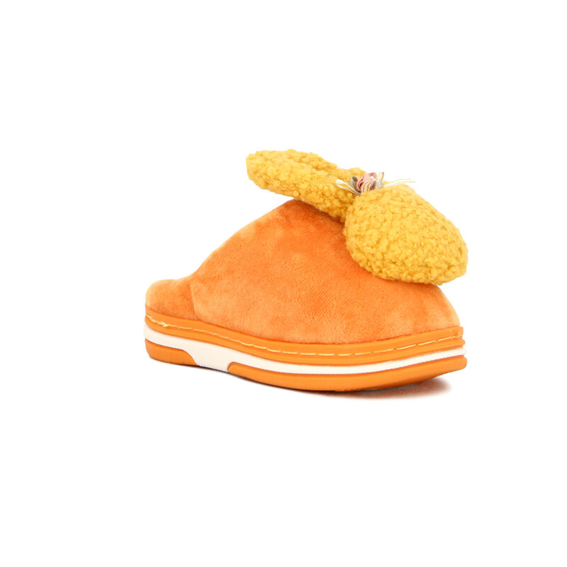 Macri Pantufla Niño/a Conejo C/moño Naranja