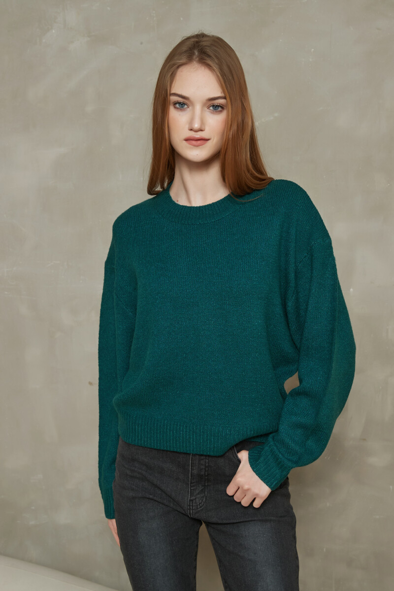 Sweater Elounda - Verde Azulado 