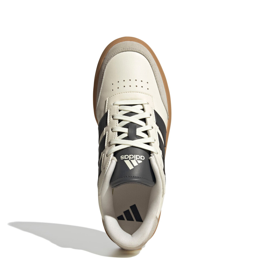 Championes Masculino Adidas Court block Blanco - Gris