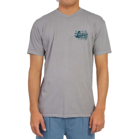 Remera Lost Maritime Vintage Dye Gris