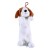 Cartuchera Escolar Peluiche Perro Infantil Con Cierre 2 en 1 Variante Color Beige