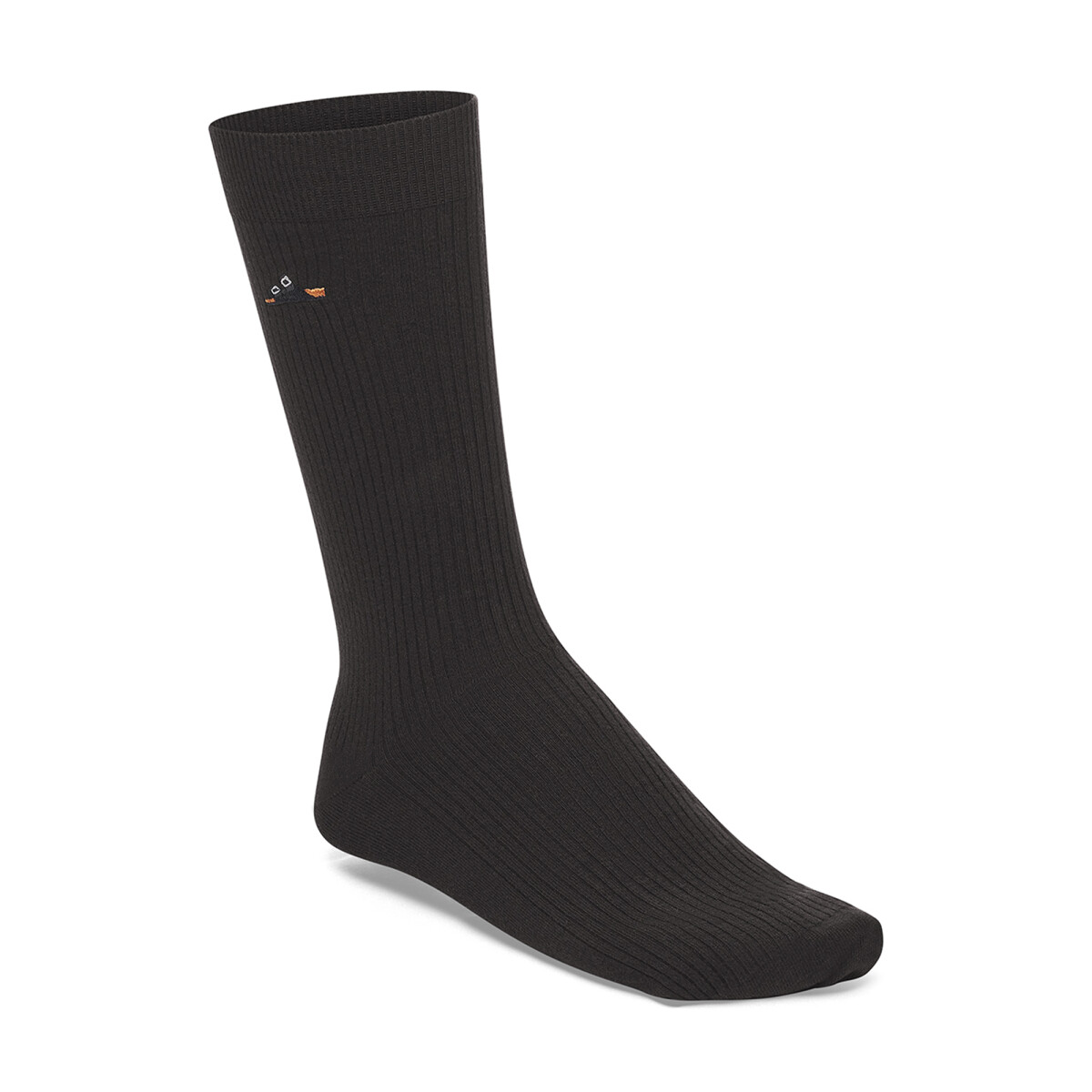 Medias Cotton Rib - Black 