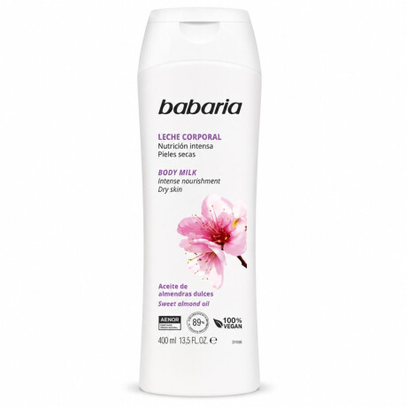 CREMA PARA EL CUERPO BABARIA ALMENDRA 400 ML CREMA PARA EL CUERPO BABARIA ALMENDRA 400 ML