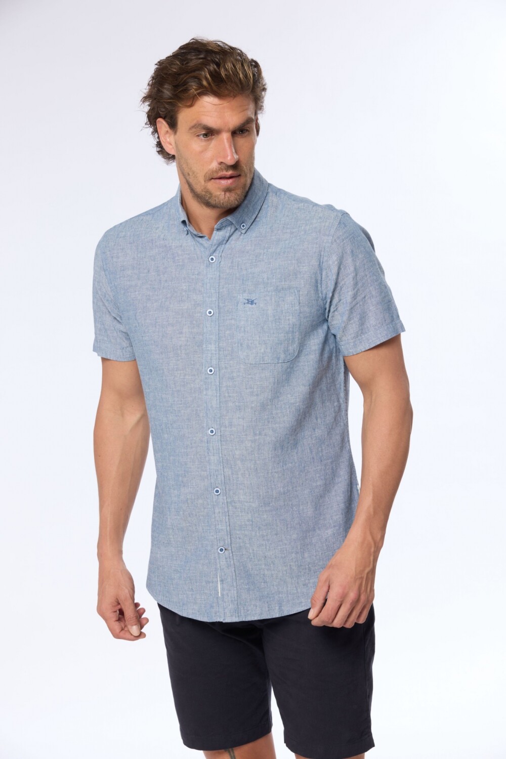 CAMISA DE LINO Denim