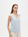 Musculosa Rivano Celeste Claro