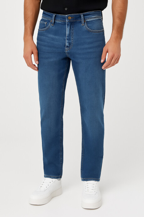 Pantalon Kunming Azul Grisaceo