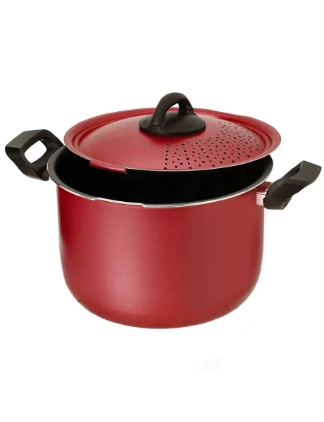 OLLA P/ PASTA D22CM 5,7L ALUMINIO CHILLI CHERRY OLLA P/ PASTA D22CM 5,7L ALUMINIO CHILLI CHERRY