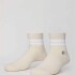 Medias The Everyday Quarter Crew Sock Unisex Bone/Classic White Stripe