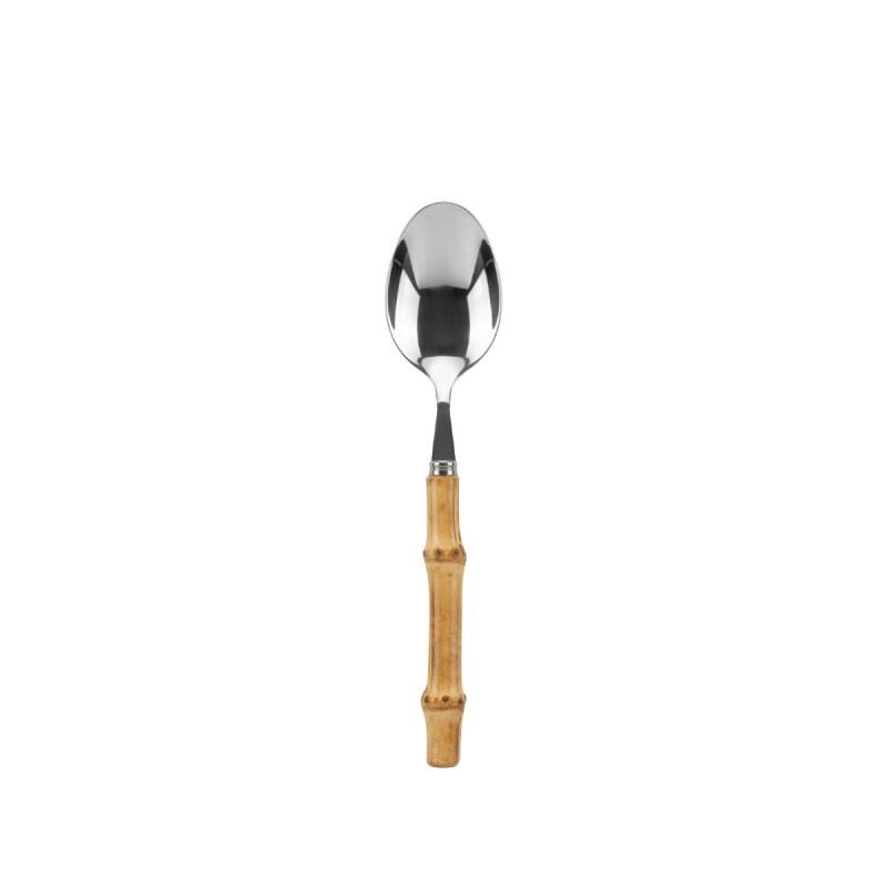 CUCHARITA INOX/BAMBU 16CM Unica