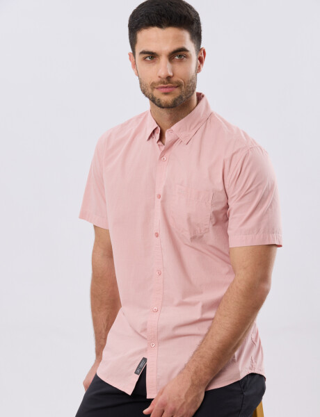 CAMISA CUADROS ALGODÓN Rosa