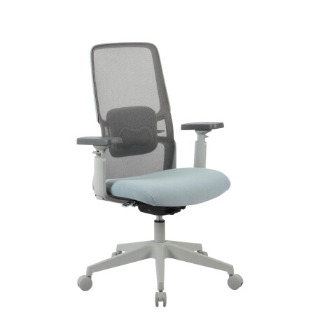 SILLA DE OFICINA MALLA-Y-POLIPROPILENO GRIS M2