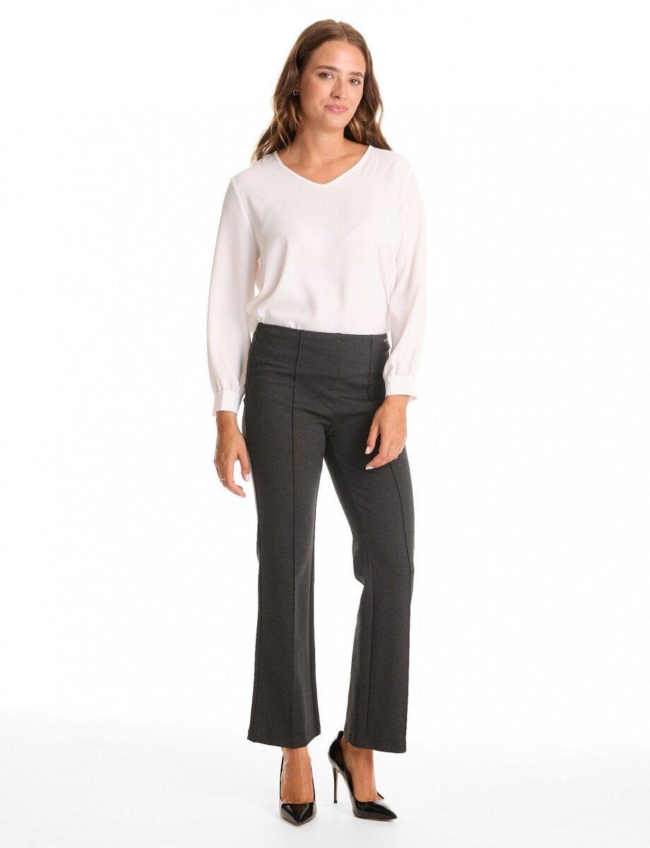Pantalon Recto - Gris Oscuro 