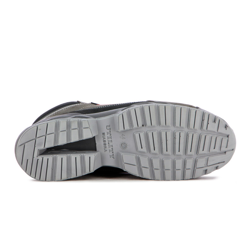 Diadora IND M - Shark SHARK STAB IMP LEAT MID S3 SRC ESD Negro-Rojo