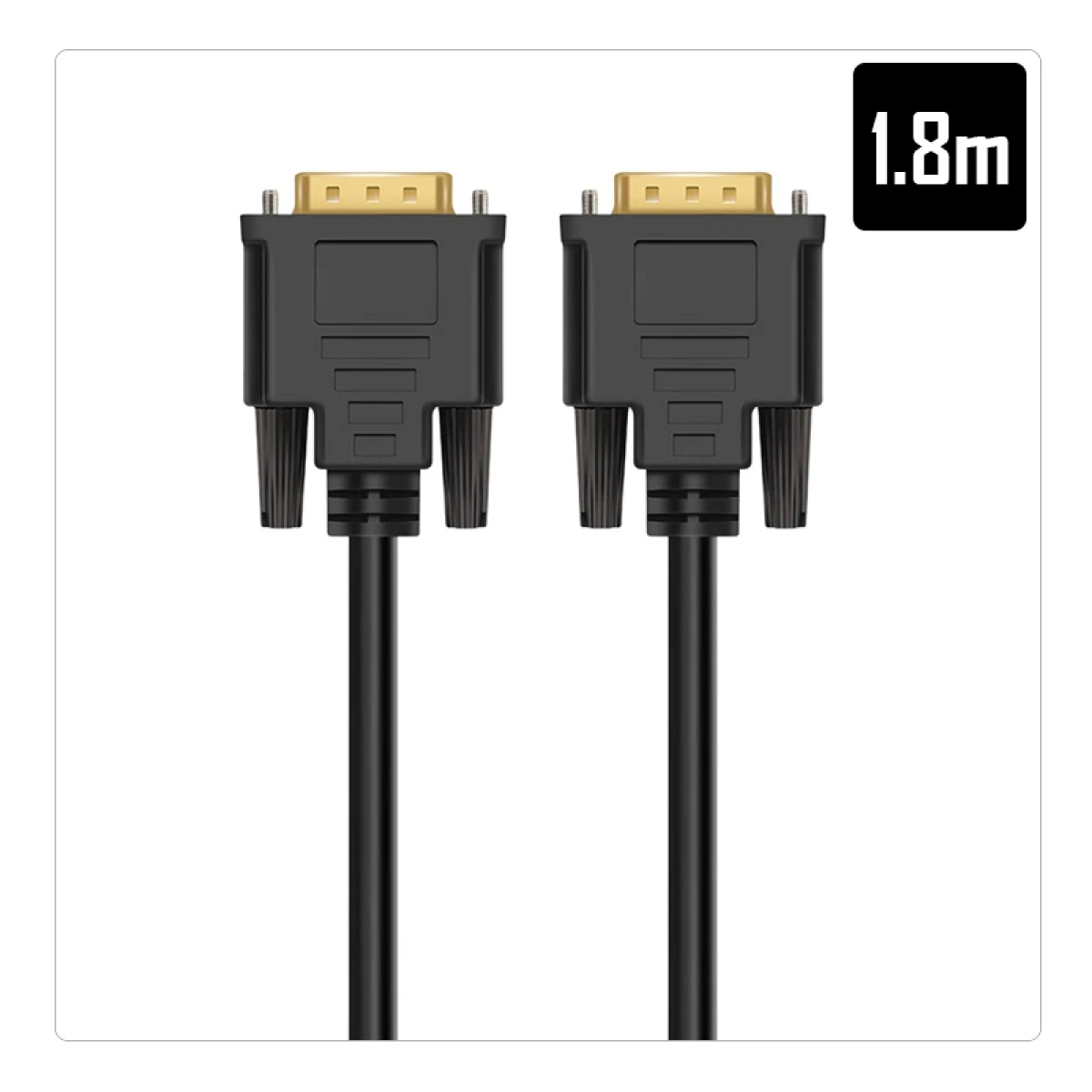 Cable DVI M/M 24+1 pin 1.8M 