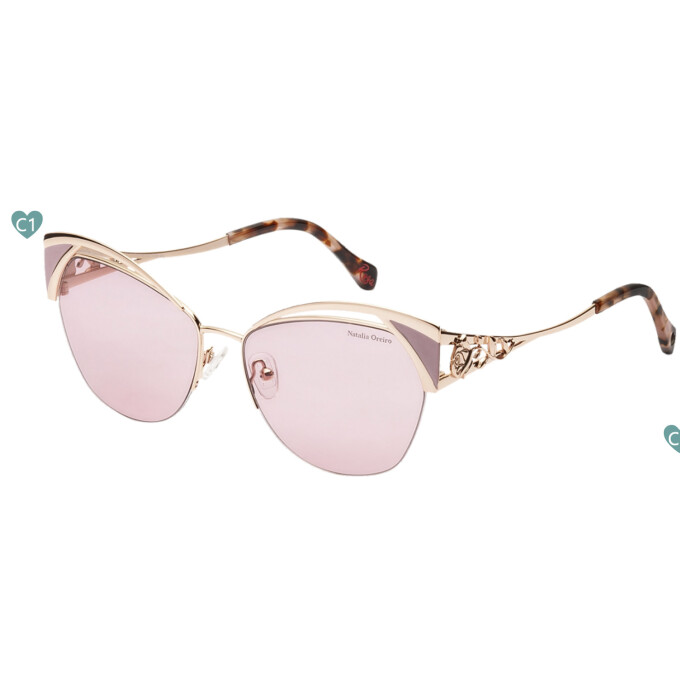 Natalia Oreiro 7438 Dorado y Rosa