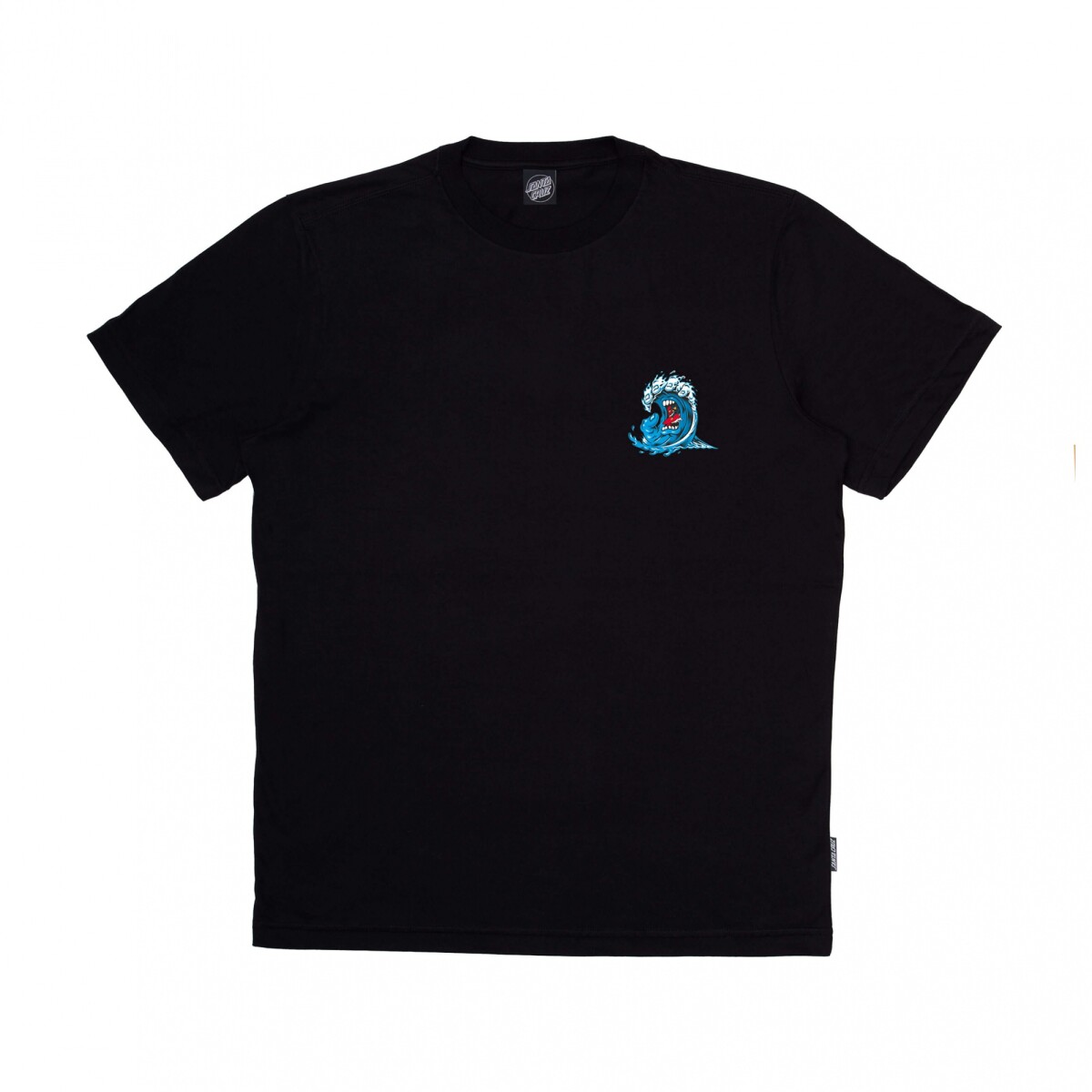 REMERA SANTA CRUZ SCREAMING WAVE SS - Black 