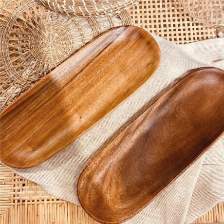 Bandeja Oval Madera 27X12X2.5Cm Bandeja Oval Madera 27X12X2.5Cm