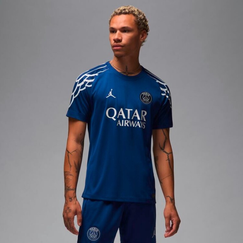 Remera Paris Saint-Germain 2024/25 Stadium Fourth de Hombre Azul