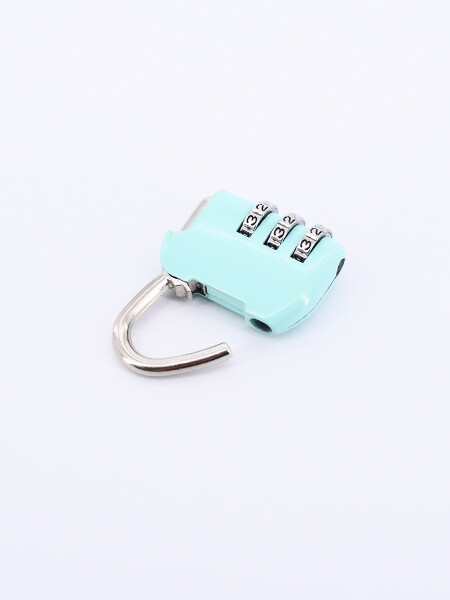 CANDADO DE SEGURIDAD PARA MALETA VERDE AQUA