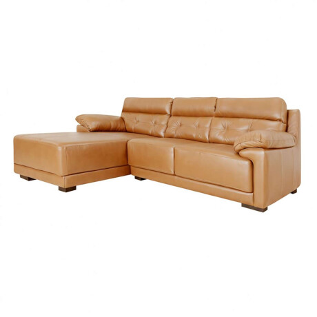 Sofa Albany 3 cuerpos Camel - Chaise Derecho