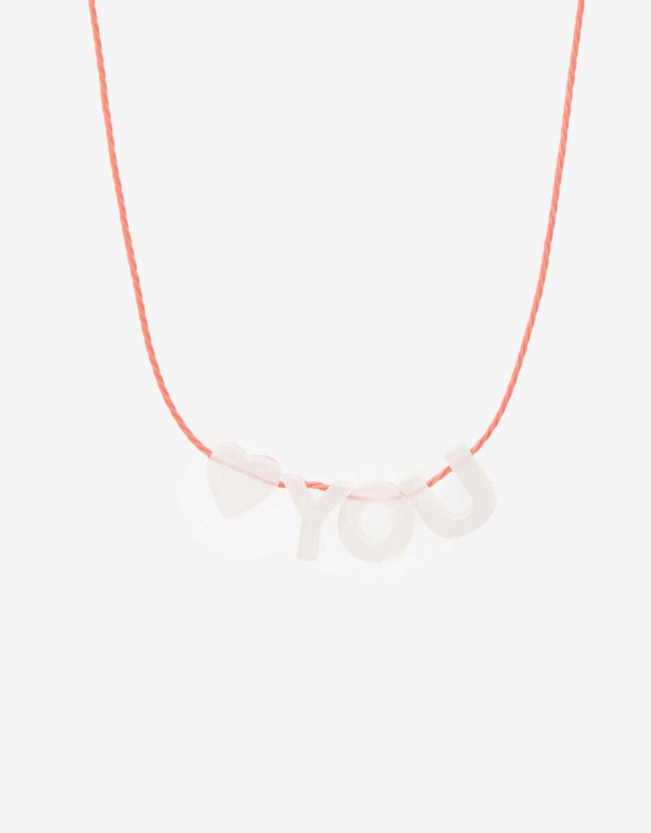 Collar Corto Nácar You - Rosa Claro 