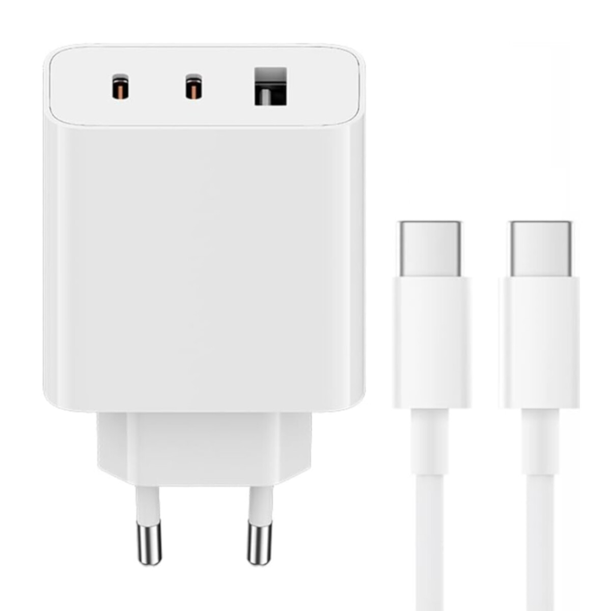 Xiaomi - Cargador de Pared Usb-a / Usb-c. Mi 67W BHR7493WU. X2 Salidas USB C. Incluye Cable Tipo USB 