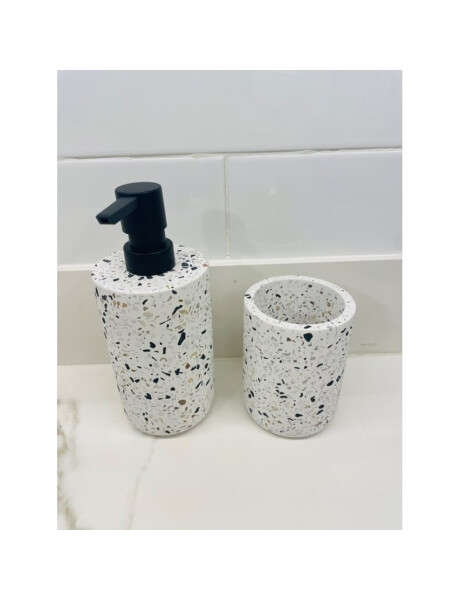 DISPENSADOR CERAMICA 7x18CM TERRAZO DISPENSADOR CERAMICA 7x18CM TERRAZO