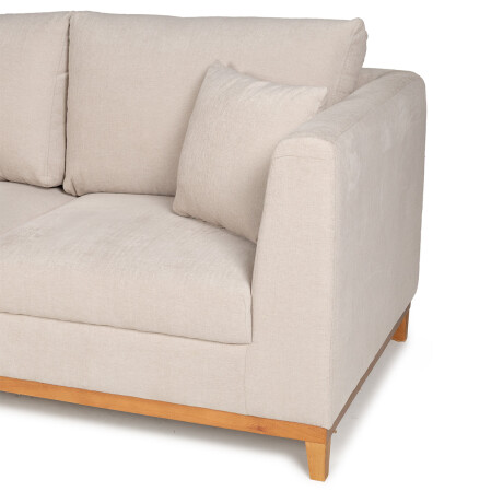 Rinconera Belfast - Tela Microfibra - Chaise izquierdo 2203 (Beige)