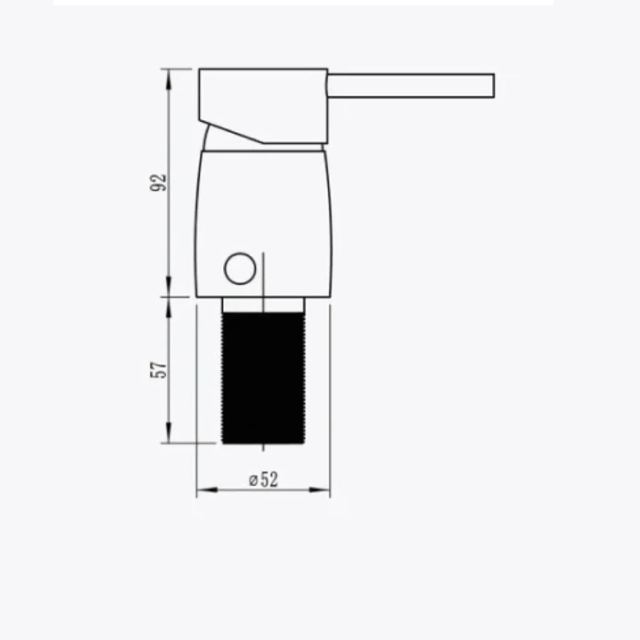 Grifería de Bidet Monocomando con Transferencia y Desborde Cromado Linea Birillo Grifería de Bidet Monocomando con Transferencia y Desborde Cromado Linea Birillo