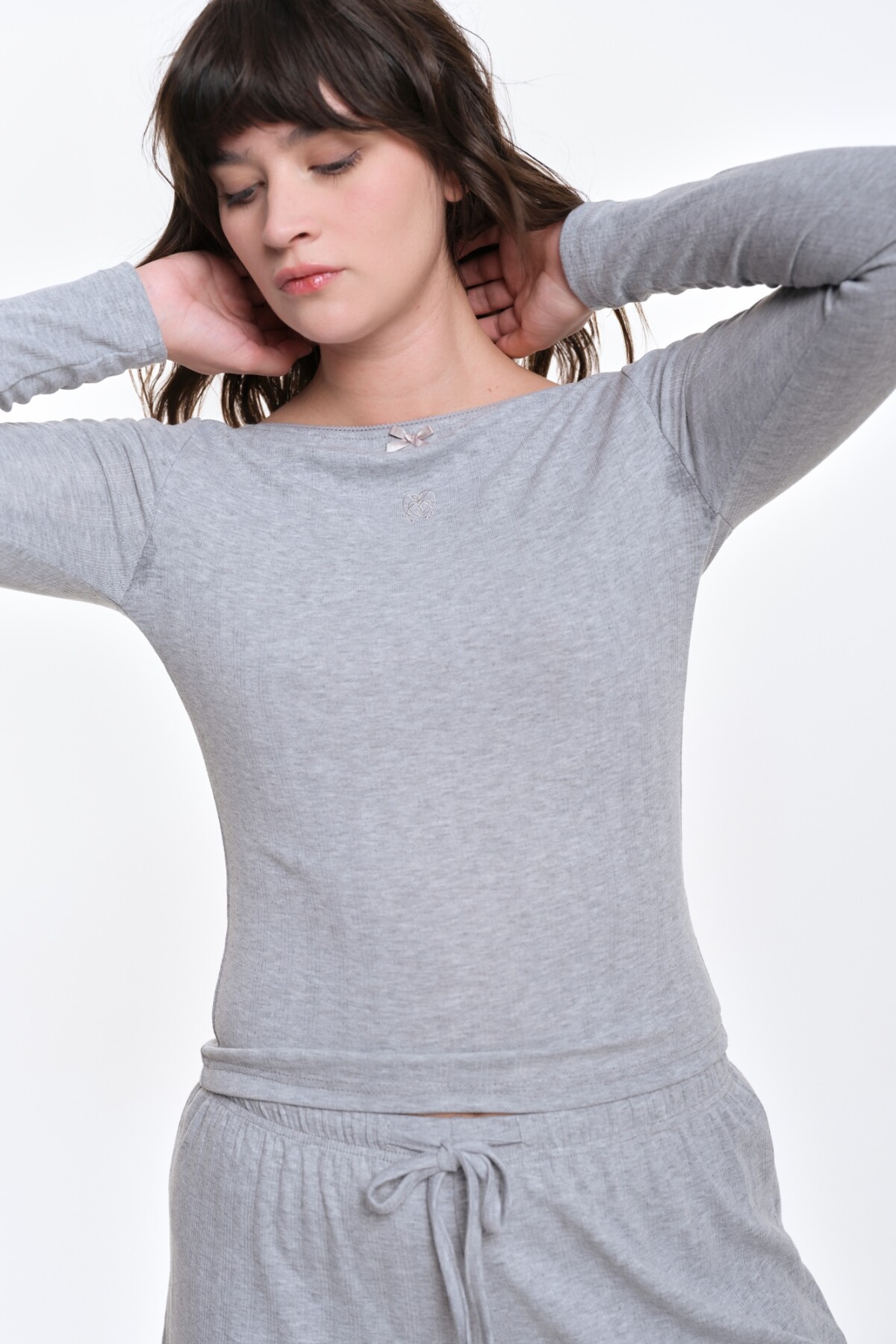 Remera Keswick Gris Melange