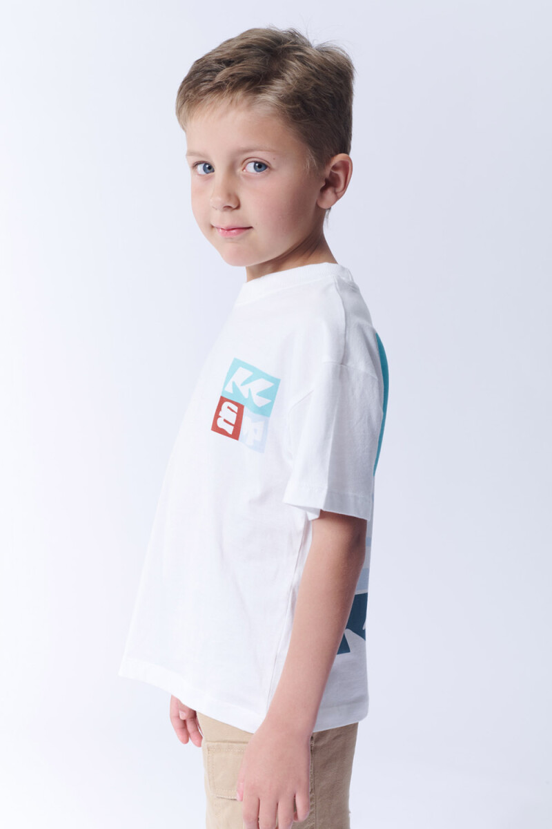 Remera algodón Colores Blanco