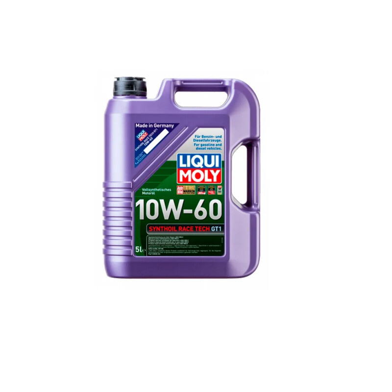 ACEITE 10W60 LIQUI MOLY RACE TECH GT1 5LT Aceite 10w60 Liqui Moly Race Tech Gt1 5lt
