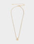 Cadena Corta con Dije Premium Gold Cortos - Dorado