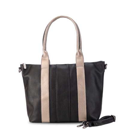 Cartera Pola Negro y Peltre