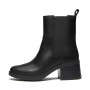 Botas Mid Chelsea Mujer Black Full Grain