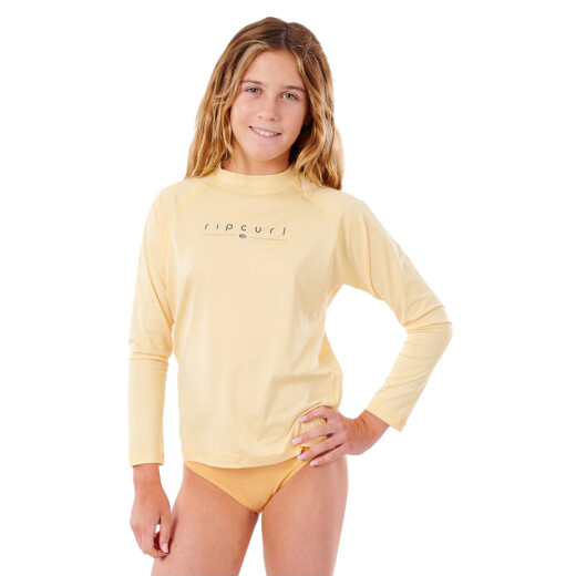 Lycra Rip Curl GIRLS GOLDEN RAYS UV - Amarillo Lycra Rip Curl GIRLS GOLDEN RAYS UV - Amarillo